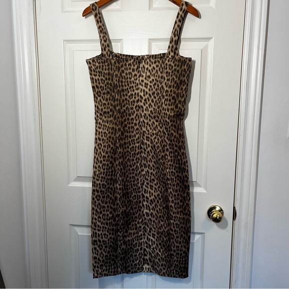 Capulet Revolve Animal Print MIDI Bustier Body Con Dress Size Small - Picture 2 of 9
